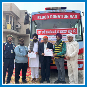 Blood Donation Camp Organized by Hum Aur Aap Social Welfare Society on Veer Bal Diwas